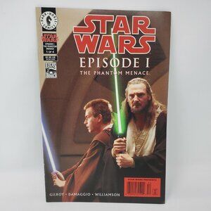 Star Wars Episode 1 Phantom Menace #1 (1999 Comic) Qui-Gon Jinn Newsstand